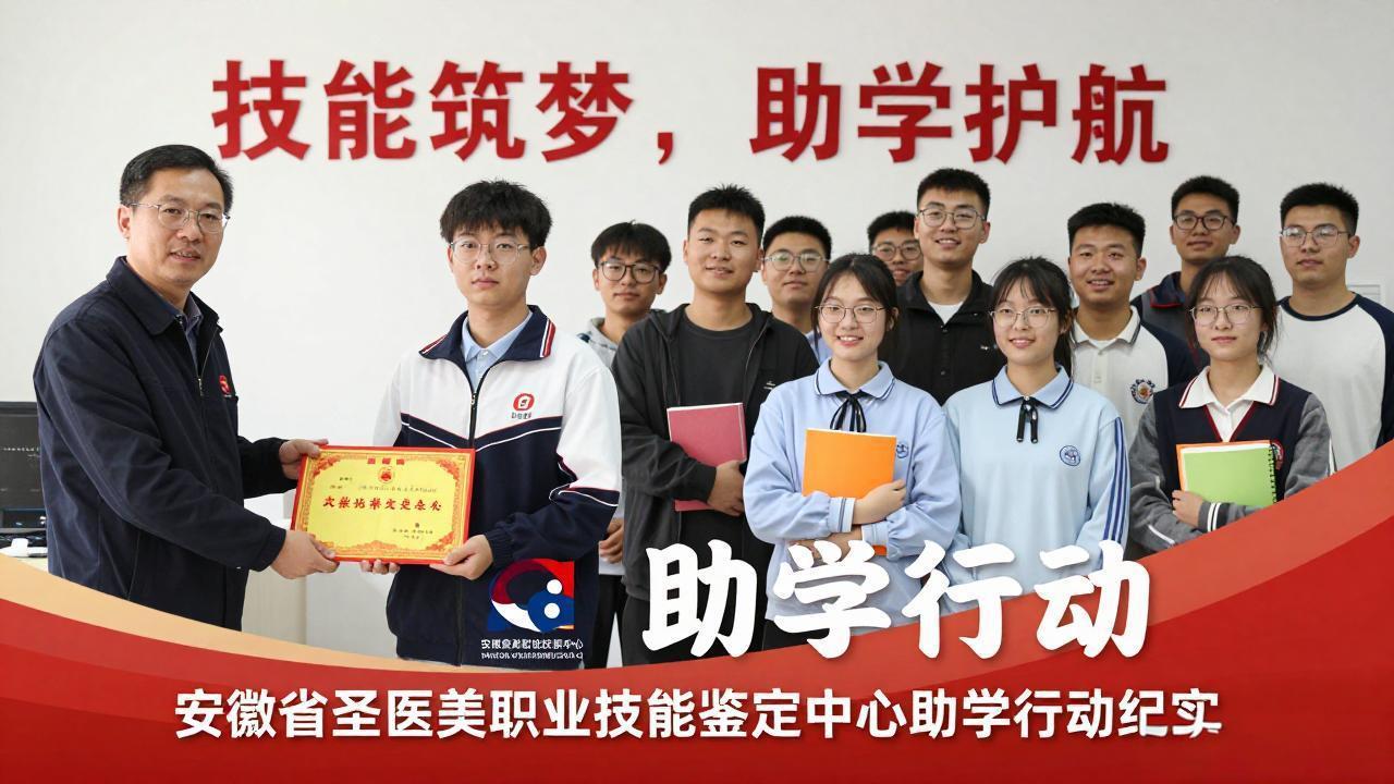 技能筑梦，助学护航——安徽省圣医美职业技能鉴定中心助学行动纪实