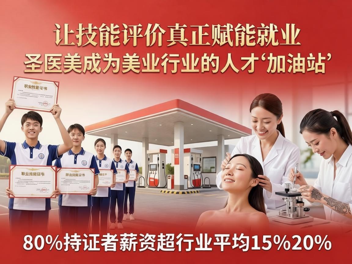 让技能评价真正赋能就业 圣医美成为美业行业的人才“加油站”
